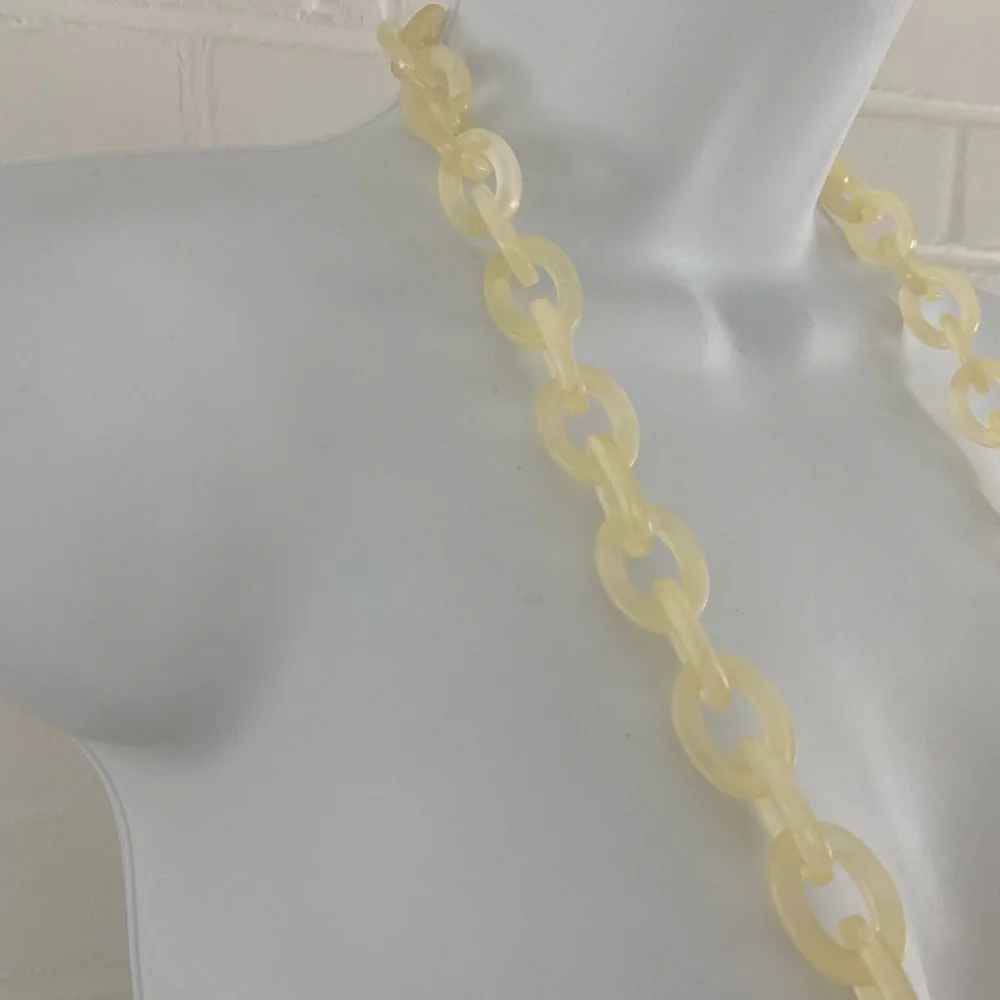 Classic Eyeglass Link Chain Necklace With Lobster Claw Clasp